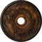 Ekena Millwork Acanthus Twist Ceiling Medallion (Fits Canopies up to 8 3/8"), 23 5/8"OD x 4 5/8"ID x 1 7/8"P, Rust CM23ACRUS - alternate 1